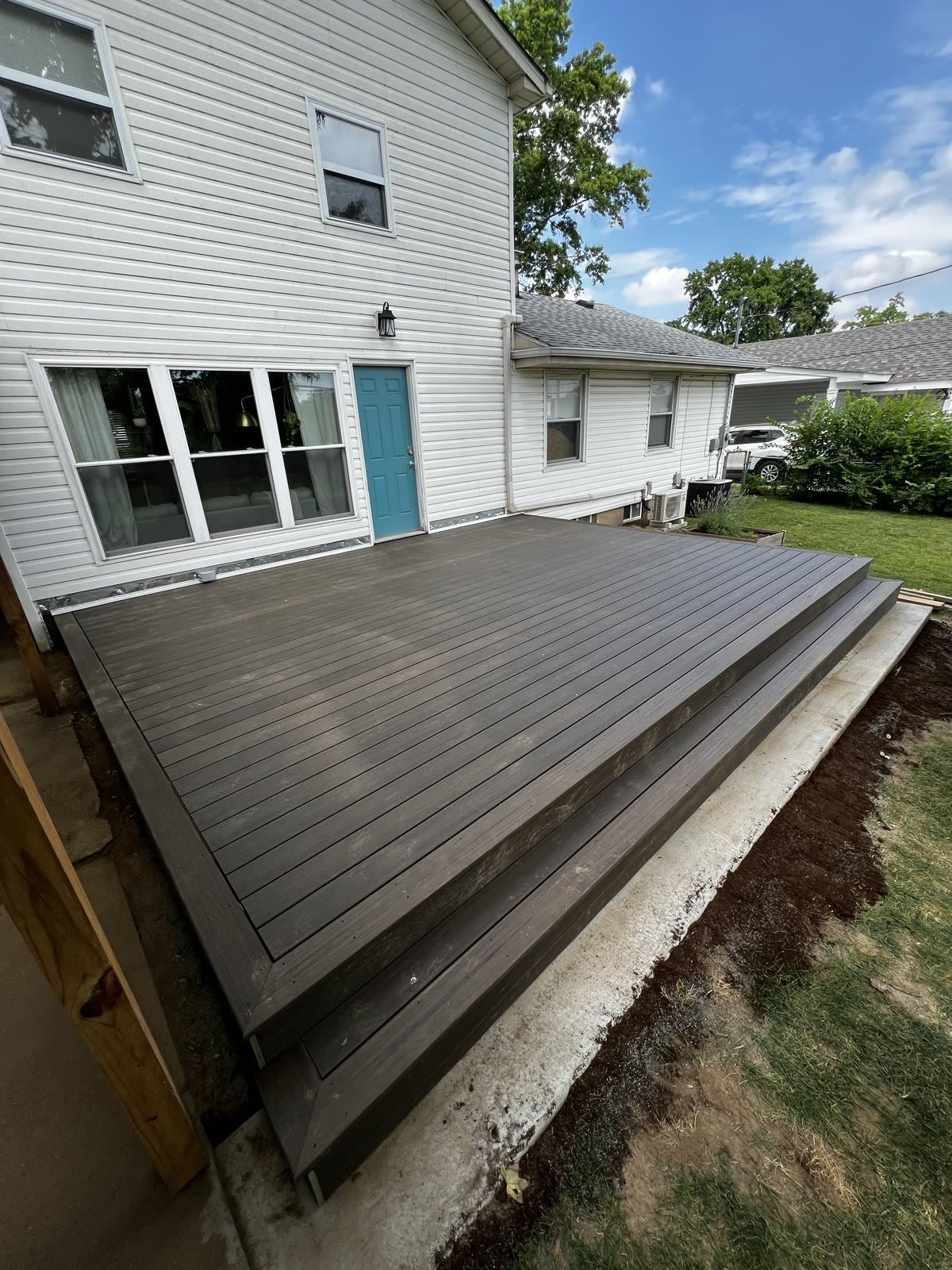New composite deck built by LJC Construction in Jefferson County